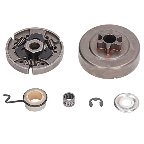 Kupplungsersatzsatz 3/8LP Pitch Spur Ritzel 3/8LP Pitch Spur Ritzel Kupplungsdeckel Scheibe Kupplungssatz Kompatibel mit 017 018 021 023 025 MS170 MS180 Kettensäge von Walfront