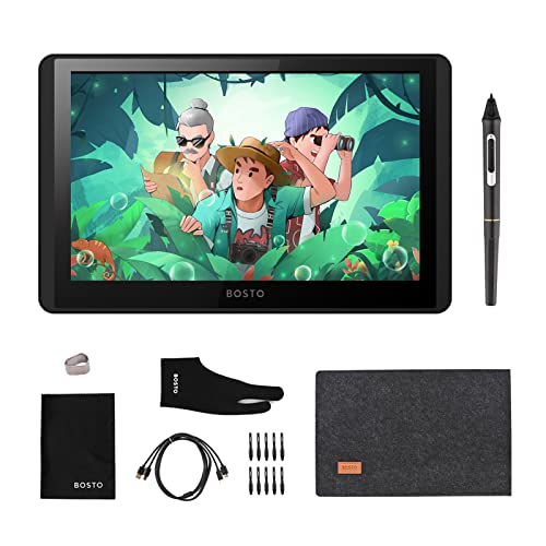 LCD Graphics Drawing Tablet Monitor 11.6inch IPS HD -Bildschirm Lebendige Farbe Digitaler Zeichnungskissen Druckvermittlung Stift Zum Zeichnen, Schreiben, Design, Design von Walfront