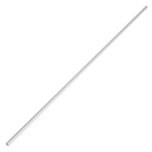 Linearwelle, Gerade, Rund, 4 Zoll, 40 Cm, Stahlstange, Stange, 6 Mm Durchmesser, Modell, Gerade, Metall, Runde Welle, Stangenstangen für DIY RC-Auto, RC-Hubschrauber, Flugzeug (500 Mm)(400mm) von Walfront