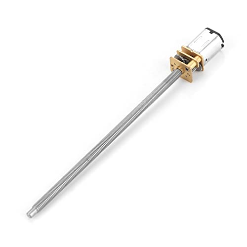 N20 Getriebe Motor-Metall-Zahnradmotor mit Langer M4 X 100 Mm Ausgangswelle 6 V 100 U/Min-Verschleiß-resistierend für Aufzüge für Aufzüge Fahrgeschäft Mechanische Arme Elektronisches Spielzeug (6 von Walfront