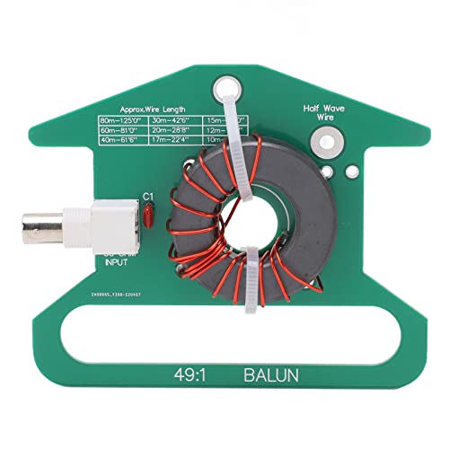 No Tune Endgespeistes Halbwellen-Antennenmodul Kurzwellen-Funk-Symmetrie-Antenne Symmetrisch-zu-Unsymmetrisch-Transformator 5‑35 MHz von Walfront