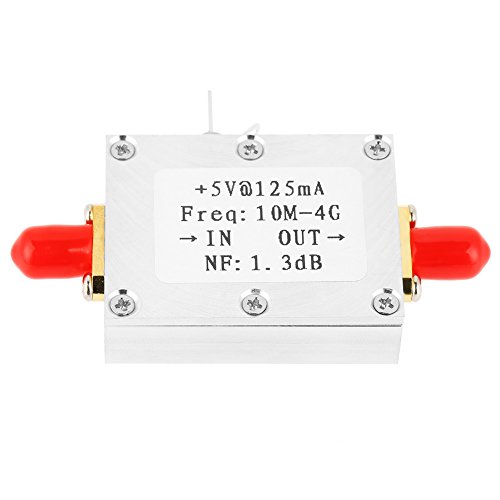Rauscharmer Verstärker, 1-teiliger rauscharmer Verstärker 21 dB LNA mit hoher Verstärkung 0,01-4 GHz Bandbreite NF = 1,3 dB HF-Verstärker-Modulplatine von Walfront