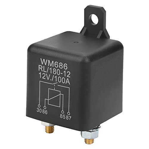 Starterrelais WM686 12VDC Batterierelais WM686 100A 4-poliges EIN/AUS-Auto-Starterrelais Hochleistungs-Autoschalter für Steuerbatterie von Walfront