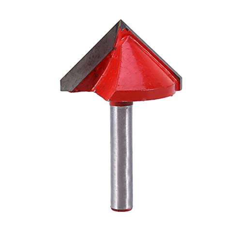 V Nutfräser, V Formfräsen Holzschneider Messer CNC Fräser Wolframstahl Graviermaschine Fräser 90 Grad 6 mm Schaft 32 mm Fräserdurchmesser Gravur Rot Oberfräse V Nutfräser, V Formfräsen Holzschneider Messer CNC Fräser Wolframstahl Graviermaschine Fräser 90 Grad 6 mm Schaft 32 mm Fräserdurchmesser Gravur Rot Oberfräse von Walfront