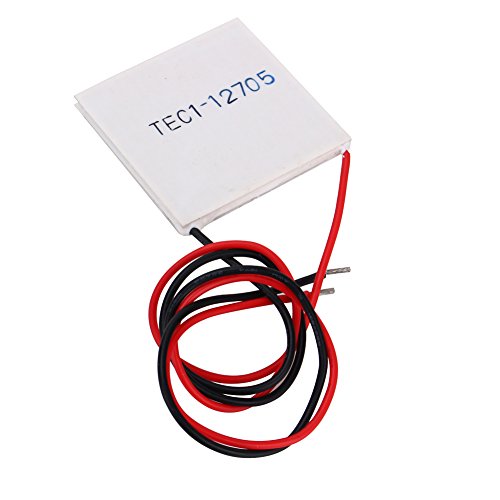 Wal Front TEC1-12705 Thermoelektrischer Kühler Peltierplatte Kühlkörper Kühlkörper Zubehör Modul 12V 5A 40 × 40 × 3,8 mm Wal Front TEC1-12705 Thermoelektrischer Kühler Peltierplatte Kühlkörper Kühlkörper Zubehör Modul 12V 5A 40 × 40 × 3,8 mm von Walfront