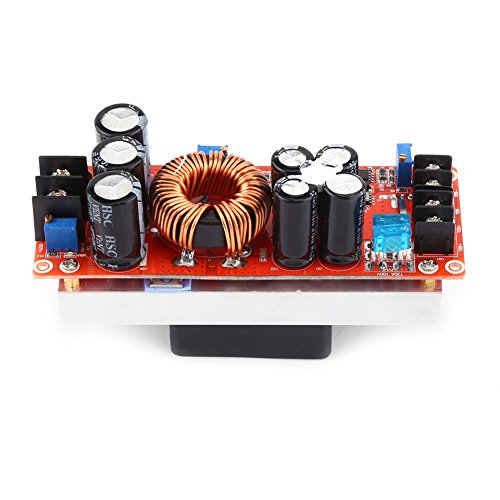 Walfront 1200W DC DC Step UP Konstantstrom, Boost Converter Step-up Stromversorgung Modul mit Lüfter Befestige Säulen LED Treiber 10-60V bis 12-83V von Walfront