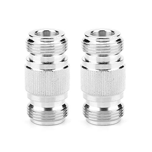Walfront 2PCS Koaxialstecker, 50Ω HF-Konverter N-Typ weiblich auf N-Typ Buchse von Walfront