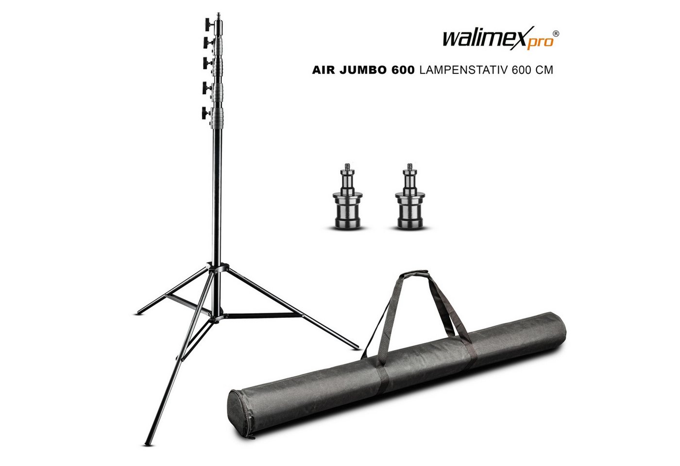 Walimex Pro Jumbo AIR 600 Lampenstativ 600 cm Lampenstativ von Walimex Pro