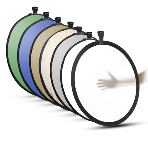 Walimex 7-in-1 Faltreflektor Set (107 cm, mit 7 verschiedenen Bezügen) von Walimex pro