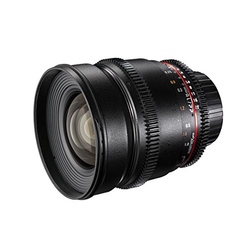 Walimex Pro 16mm 1:2,2 VDSLR Video- und Foto Weitwinkelobjektiv für Nikon F Objektivbajonett schwarz ( für APS-C Sensor gerechnet, IF, inkl. Schutzdeckel) von Walimex pro