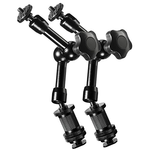 Walimex Pro 20370 Swivel Arm Magic DSLR-Gelenkarm/Auslegearm (18 cm, 2-er Set) für Videostative, Rigs und Dolly von Walimex pro