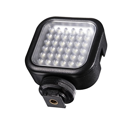 Walimex Pro LED36 LED-Videoleuchte (Dimmbar) für Aktion Kamera, Camcorder und DSLR Kamera von Walimex pro