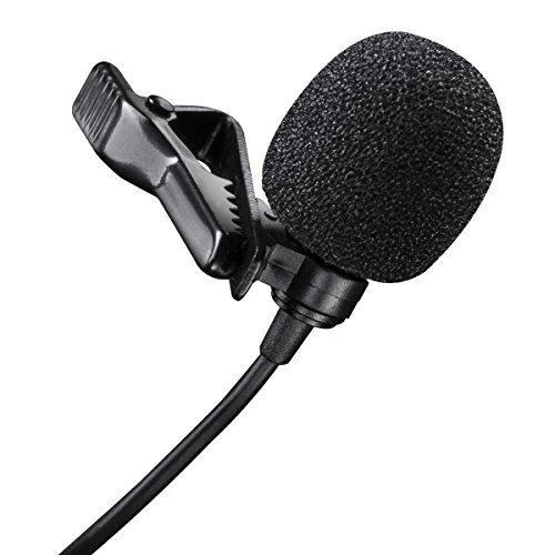 Walimex Pro Lavalier Mikrofon (Ansteckmikrofon Länge 120 cm, inkl. Clip) für Smartphones von Walimex pro