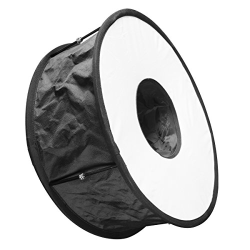 Walimex Pro Softbox RoundLight faltbar Softbox für Aufsteckblitze 46cm von Walimex pro