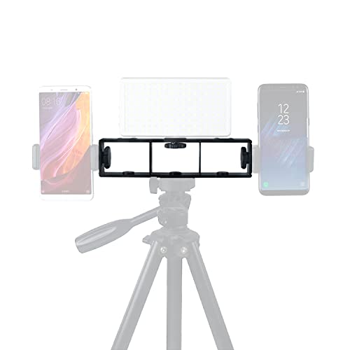 Walimex Pro Streaming Frame Multifunktionshalter I 2 Blitzschuhanschlüsse + jeweils 3X 1/4 Zoll Gewinden & Schrauben I zur Befestigung von Kamera, Mikrofon, LEDs und Blitzgeräten I belastbar bis 3kg Walimex Pro Streaming Frame Multifunktionshalter I 2 Blitzschuhanschlüsse + jeweils 3X 1/4 Zoll Gewinden & Schrauben I zur Befestigung von Kamera, Mikrofon, LEDs und Blitzgeräten I belastbar bis 3kg von Walimex pro
