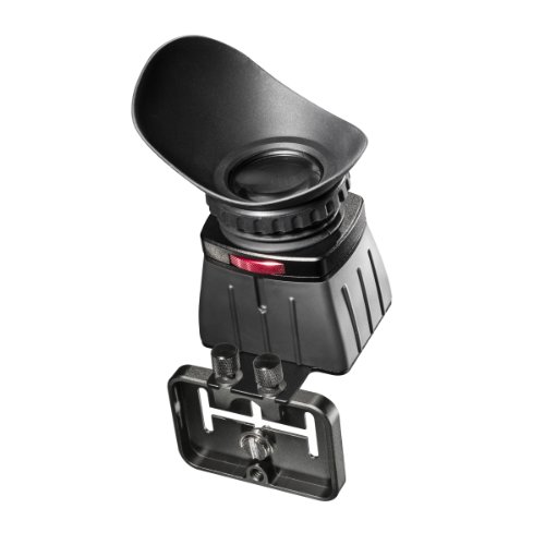 Walimex Pro Viewfinder Easy View Displaylupe Sucherlupe für 3 Zoll Display (Vergrößerung 2,5-fach) mit Kamerahalterung für System- und DSLR Kamera von Walimex pro