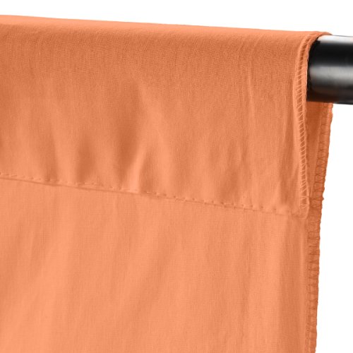 Walimex Stoffhintergrund 2,85 x 6m lachs/orange von Walimex pro