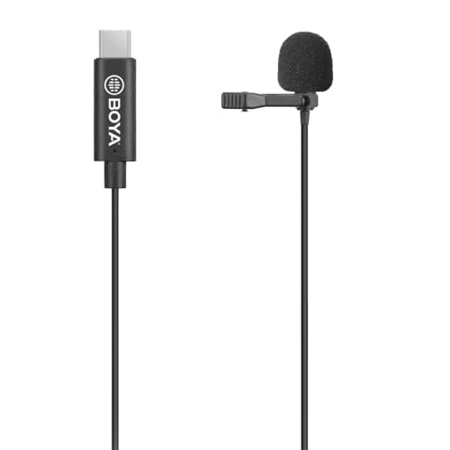 Walimex pro Boya M3 Ansteck Mikrofon USB-C Typ – kleines, leistungsstarkes Lavaliermikrofon 50 Hz – 20 kHz für Smartphones, Tablets, PCs mit USB-C Anschluss, für Interviews, Vlogging, Moderieren, schwarz, 22919 Walimex pro Boya M3 Ansteck Mikrofon USB-C Typ – kleines, leistungsstarkes Lavaliermikrofon 50 Hz – 20 kHz für Smartphones, Tablets, PCs mit USB-C Anschluss, für Interviews, Vlogging, Moderieren, schwarz, 22919 von Walimex pro