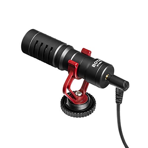 Walimex pro Boya MM1 Richtmikrofon - Batteriefreies Videomikrofon, Leistungsstarkes Kameramikrofon 3,5mm TRS/TRRS mit Fell-Windschutz, Ideal für iPhone, Android, DSLR-Kameras Walimex pro Boya MM1 Richtmikrofon - Batteriefreies Videomikrofon, Leistungsstarkes Kameramikrofon 3,5mm TRS/TRRS mit Fell-Windschutz, Ideal für iPhone, Android, DSLR-Kameras von Walimex pro
