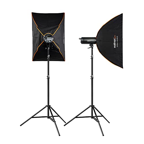 Walimex pro Campaigner 400 HS Set Double mit integriertem 2.4 GHz Empfänger, 400 Ws, Schnelle Abbrennzeit, LED-Einstelllicht Und Benutzerfreundliches Bedienpanel, Hochwertiger Aluminium-Finish Walimex pro Campaigner 400 HS Set Double mit integriertem 2.4 GHz Empfänger, 400 Ws, Schnelle Abbrennzeit, LED-Einstelllicht Und Benutzerfreundliches Bedienpanel, Hochwertiger Aluminium-Finish von Walimex pro