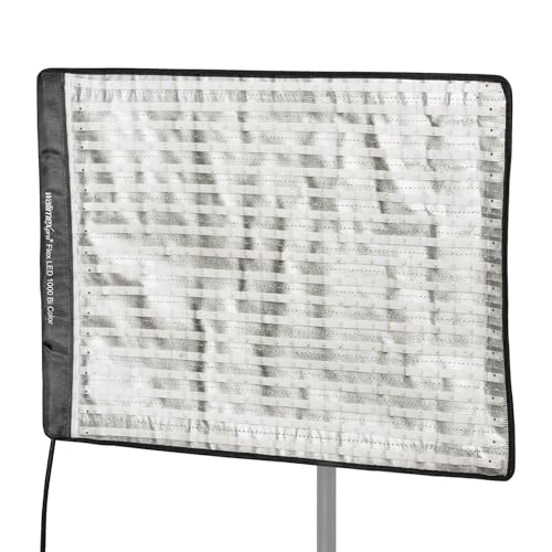 Walimex pro Flex LED 1000 Bi Color Flächenleuchte, 100W, dimmbar, Farbtemperatur 3000-5600K, V-Mount Akku Steckplatz, biegbare, spritzwassergeschützte Leuchtmatte, für Video, Film und Fotografie Walimex pro Flex LED 1000 Bi Color Flächenleuchte, 100W, dimmbar, Farbtemperatur 3000-5600K, V-Mount Akku Steckplatz, biegbare, spritzwassergeschützte Leuchtmatte, für Video, Film und Fotografie von Walimex pro