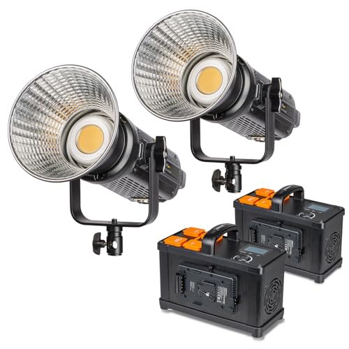Walimex pro Niova 350W Plus Daylight 2er Set dimmbare LED Videoleuchte mit Reflektor I Studiolicht mit COB LED-Technologie I 5600 K, CRI=95 I Leuchtstärke verstellbar von 10-100% Walimex pro Niova 350W Plus Daylight 2er Set dimmbare LED Videoleuchte mit Reflektor I Studiolicht mit COB LED-Technologie I 5600 K, CRI=95 I Leuchtstärke verstellbar von 10-100% von Walimex pro