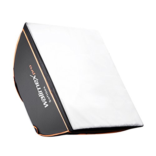 Walimex pro Softbox Orange Line 40x40, Schwarz, Weiß von Walimex pro