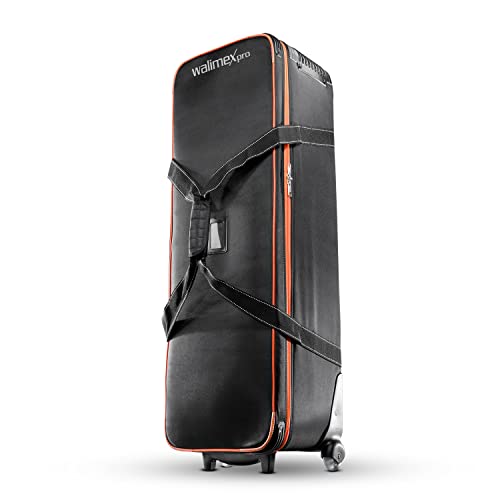 Walimex pro Studiotasche Trolley Größe L – Großräumiger & gepolsterter Trolley für Studioequipment, 2-in-1 Funktion als Tasche und Trolley mit kugelgelagerten Rollen Walimex pro Studiotasche Trolley Größe L – Großräumiger & gepolsterter Trolley für Studioequipment, 2-in-1 Funktion als Tasche und Trolley mit kugelgelagerten Rollen von Walimex pro