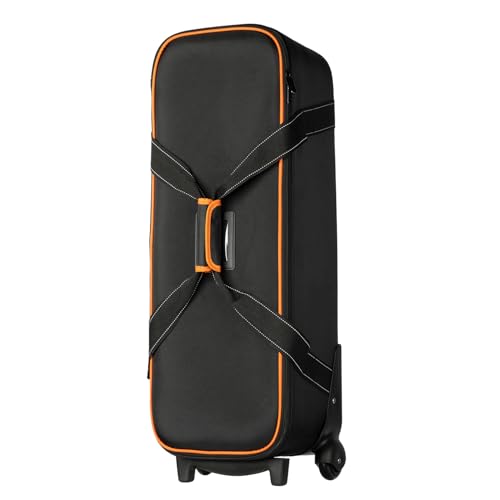 Walimex pro Studiotasche Trolley Größe S – Großräumiger & gepolsterter Trolley für Studioequipment, 2-in-1 Funktion als Tasche und Trolley mit kugelgelagerten Rollen von Walimex pro