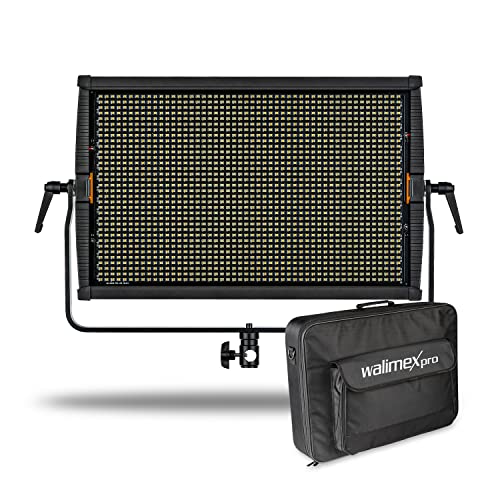 Walimex pro dimmbare LED Flächenleuchte 150W Bi-Color + Akku-Slots Videoleuchte & Fotolicht Niova 150-F, 3.200-5.600K, 15.000LM Studiolicht & mobiles Dauerlicht Streaming Licht + Fernbedienung 23092 Walimex pro dimmbare LED Flächenleuchte 150W Bi-Color + Akku-Slots Videoleuchte & Fotolicht Niova 150-F, 3.200-5.600K, 15.000LM Studiolicht & mobiles Dauerlicht Streaming Licht + Fernbedienung 23092 von Walimex pro