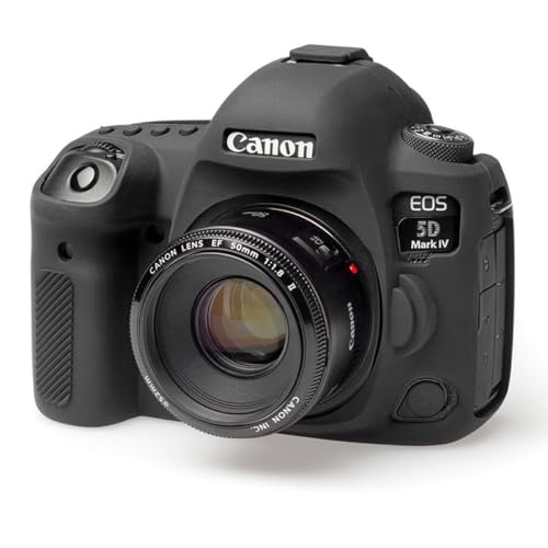 Walimex pro easyCover für Canon 5D MK IV – angenehm griffige Silikon-Schutzhülle, Kamera-Abdeckung - passgenau, uneingeschränkte Bedienbarkeit von Walimex pro