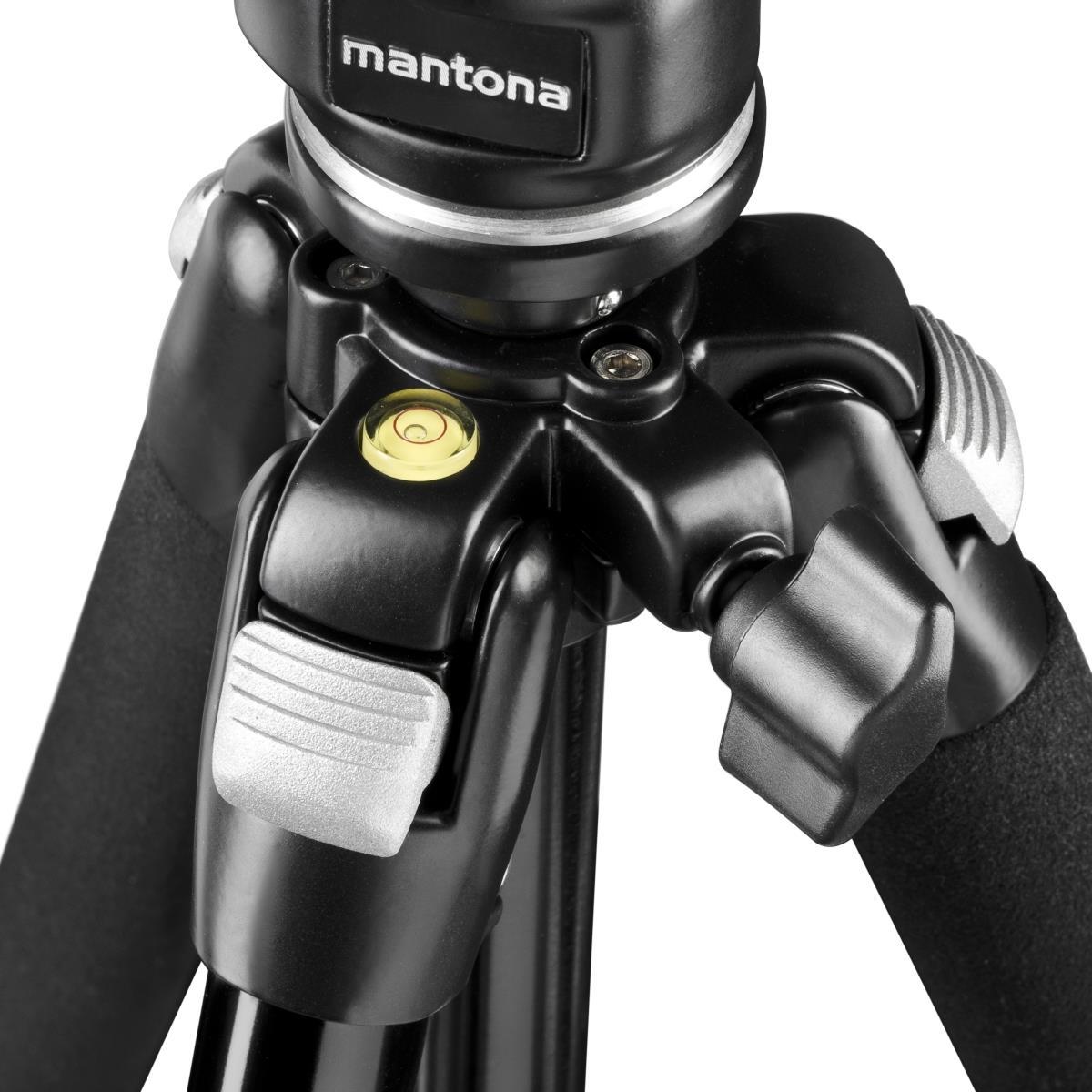 Walimex Mantona Basic Scout Max Set Fotostativ, Kamerastativ bis 160cm + Auslegearm, Kugelkopf umkehrbare Mittelsäule, ideal für Reisen und Outdoor Fotografie für DSLR Kamera, kompakt leichtes Kamera Stativ, 20382 (1020382) Walimex Mantona Basic Scout Max Set Fotostativ, Kamerastativ bis 160cm + Auslegearm, Kugelkopf umkehrbare Mittelsäule, ideal für Reisen und Outdoor Fotografie für DSLR Kamera, kompakt leichtes Kamera Stativ, 20382 (1020382) von Walimex