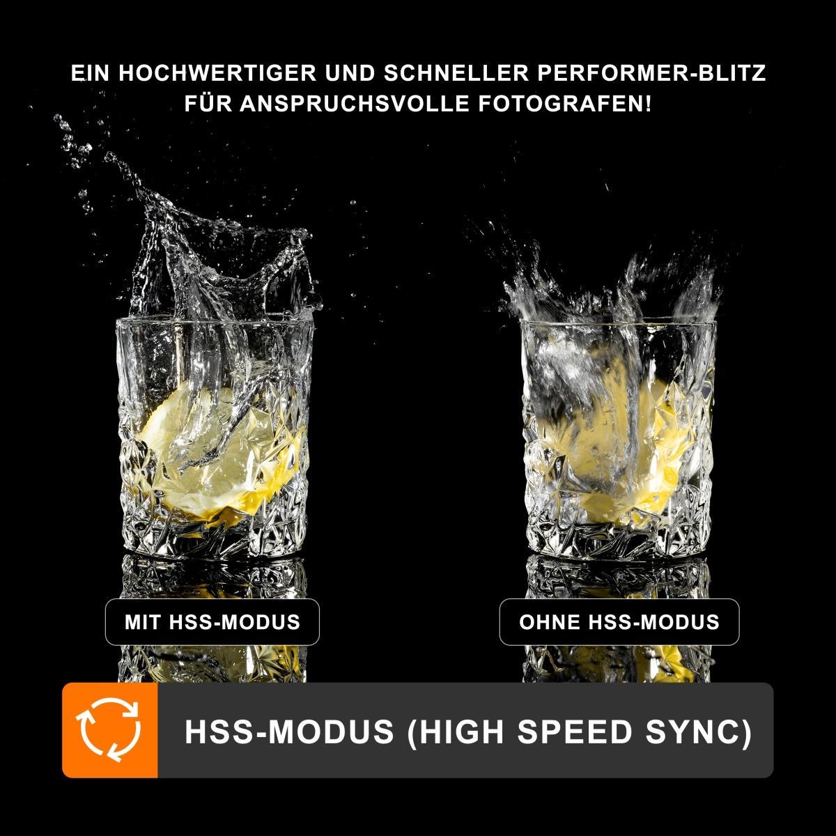 Walimex Pro Stager 400 HSS Set Double - leistungsstarker Studioblitz mit 2,4 GHz Empfänger, HSS-Modus, 400 Ws, kurze Abbrennzeit, LED-Einstelllicht, für Profifotografen (1023386) von Walimex