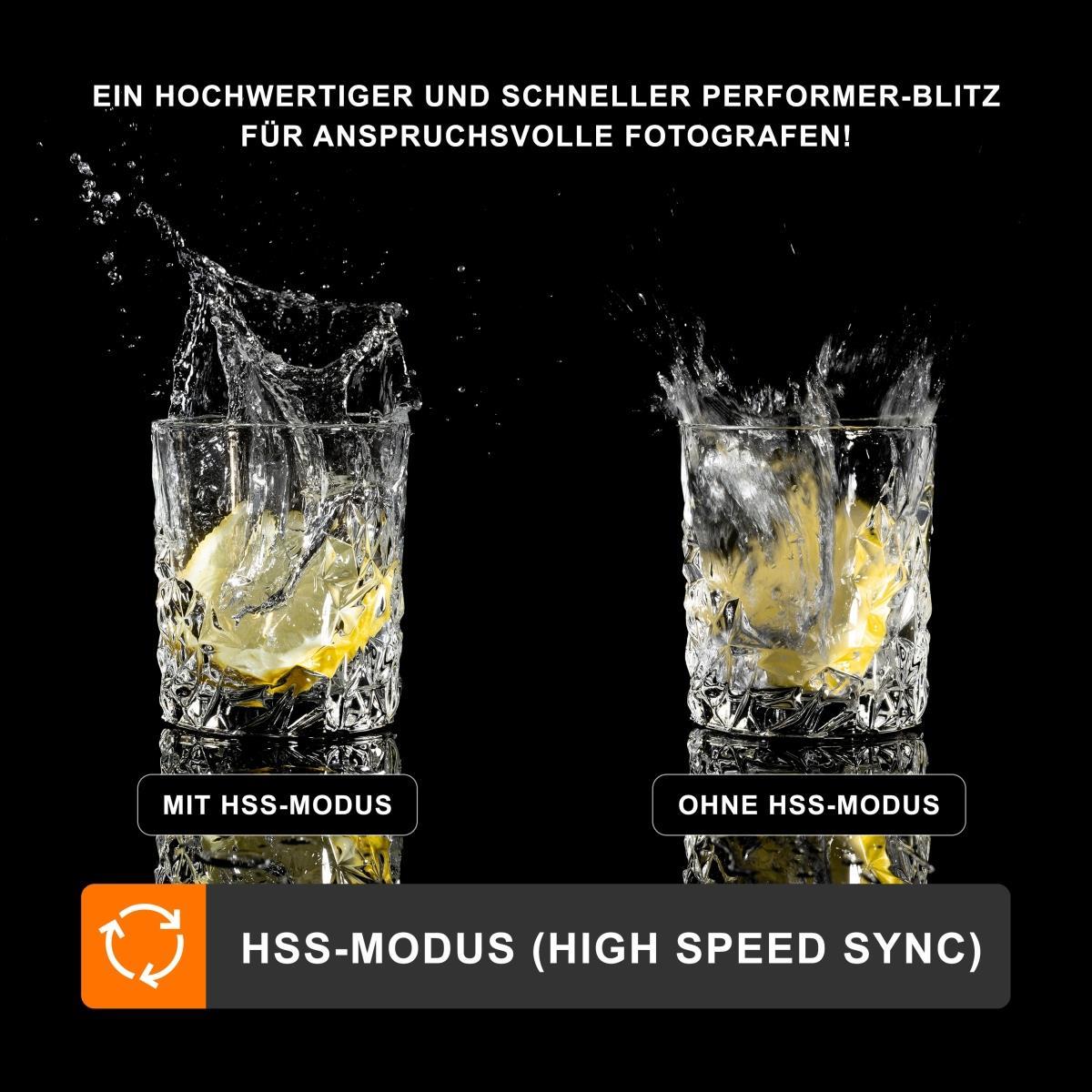 Walimex Pro Stager 400 HSS Set Single - leistungsstarker Studioblitz mit 2,4 GHz Empfänger, HSS-Modus, 400 Ws, Kurze Abbrennzeit, LED-Einstelllicht, für Profifotografen (1023385) von Walimex