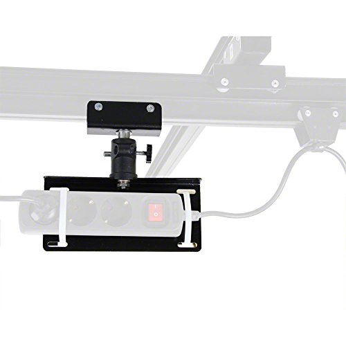 Walimex Steckdosen-Halter für Deckenschienensystem, Schwarz Walimex Steckdosen-Halter für Deckenschienensystem, Schwarz von Walimex
