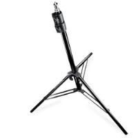 Walimex pro AIR 200 Lampenstativ 200cm - Lichtstativ mit Luftfederung Höhe max 200 cm, 4,5 kg Traglast, Aluminium, Leuchtenstativ für Fotografie Studio Outdoor, Schwarz (1018266) von Walimex
