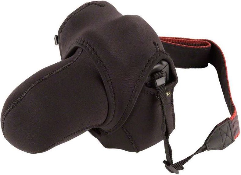Walimex pro Neopren Kamera-Schutzhülle L (für große Kameras mit angesetztem Objektiv bis max. 23 cm Tiefe) (1016927) von Walimex