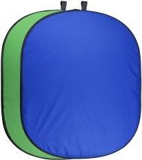 Walimex pro pro Falthintergrund (150 x 210 cm) grün/blau 20731 (1020731) von Walimex