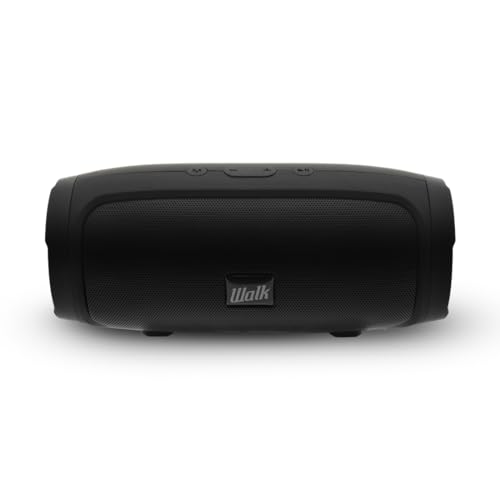 Walk H202 Audio Black Wireless Cannon 2 x 3W Lautsprecher mit Bass Boost TruSound Technologie von Walk