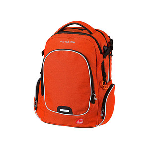 Walker Schulrucksack Campus Evo Kunstfaser rot von Walker