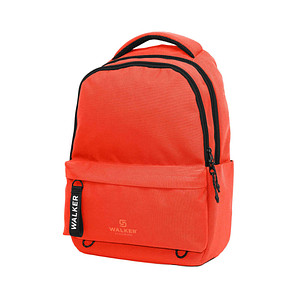 Walker Schulrucksack Classic Alpha Kunstfaser rot von Walker