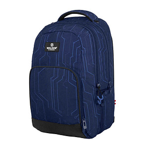 Walker Schulrucksack College 2.0 Kunstfaser dunkelblau/ hellblau von Walker