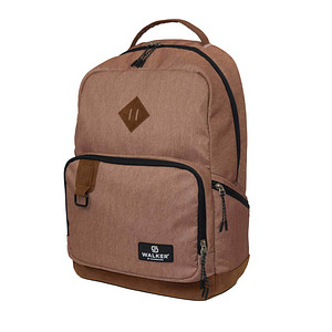 Walker Schulrucksack Concept Pure Eco Kunstfaser braun von Walker