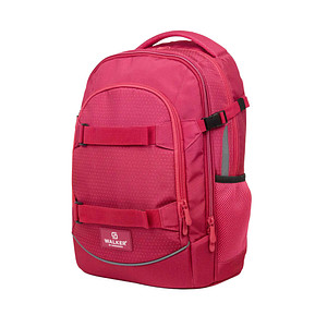 Walker Schulrucksack Fame 2.0 Kunstfaser rot von Walker