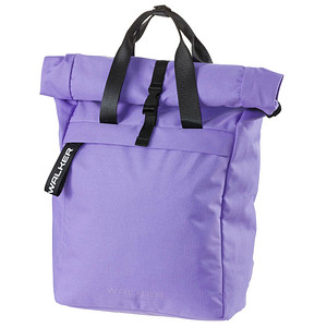 Walker Schulrucksack Roll Top Kunstfaser lavender von Walker