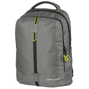 Walker Schulrucksack Wizzard Elite Kunstfaser grau von Walker