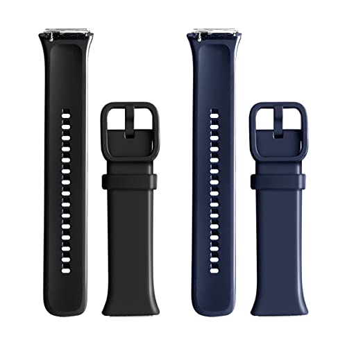 WalkerFit Smartwatch-Band kompatibel mit MOLOCY Q23-Uhr, Jugeman 1,69 Zoll Q23-Smartwatches, Q23-Sportbänder 42mm, weiches Silikon-Ersatzarmband für Frauen und Männer, 2er-Pack von WalkerFit