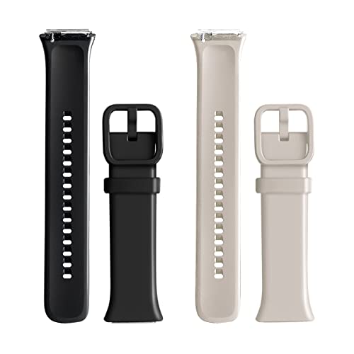 WalkerFit Smartwatch-Band kompatibel mit MOLOCY Q23-Uhr, Jugeman 1,69 Zoll Q23-Smartwatches, Q23-Sportbänder 42mm, weiches Silikon-Ersatzarmband für Frauen und Männer, 2er-Pack von WalkerFit