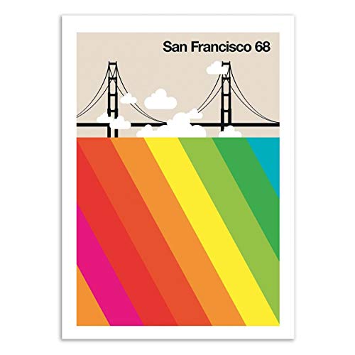 Wall Editions Art-Poster - San Francisco 68 - BO Lundberg von Wall Editions