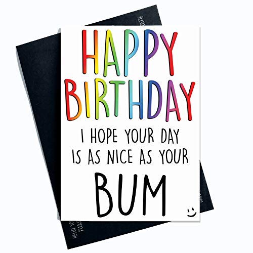 Lustig Geburtstags Karten für Bester Freund Geburtstags Karten Girlfriend Lustig Karte für Sie Geburtstagskarte für Ihn Boyfriend Geburtstagskarte PC457 von Wall Smart Designs